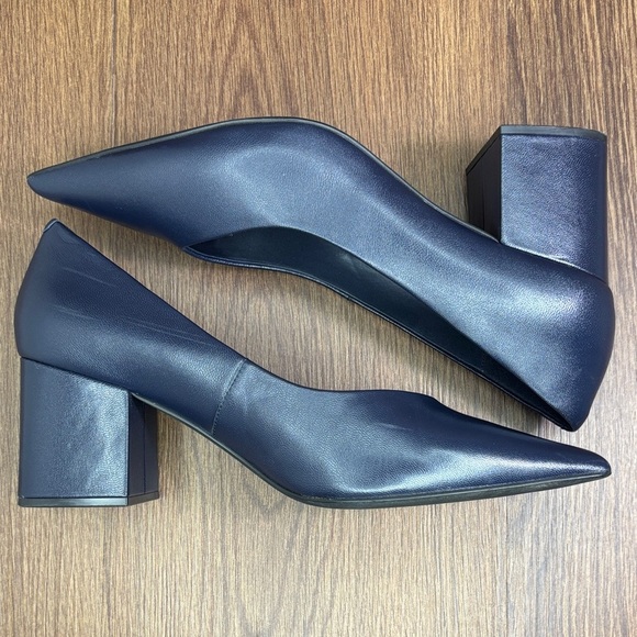 🔥🔥🔥Jeffrey Campbell Blue  Hourglass Pointed Toe Pump Size: 9🔥🔥🔥 - Picture 11 of 16